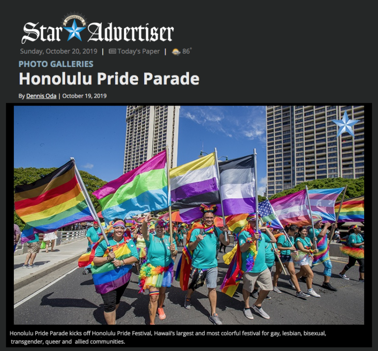 Honolulu Pride Parade…” Hawaii LGBT Legacy Foundation