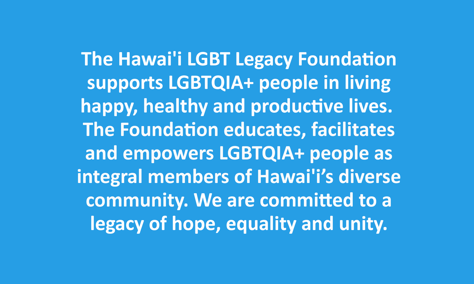 Hawaii LGBT Legacy Foundation – Hawaii LGBT Legacy Foundation