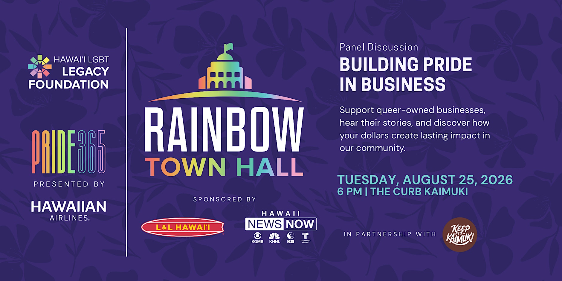 Rainbow Town Hall: Building Pride in Business